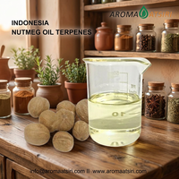 Huile de Muscade Pure Aroma Atsiri Indonésie Terpènes Indonésie |   Fraction de terpène naturel de Myristica Fragrans, odeur fraîche et épicée pour