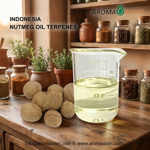 Aroma Atsiri Indonesia, Aceite Puro de Nuez Moscada, Terpenos de Indonesia |   Fracción de Terpenos de Myristica Fragrans Natural con Olor Picante Fresco para - Product Image 2