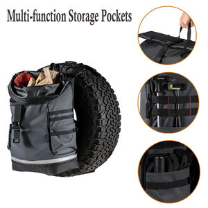 4*4 Offroad Heavy Duty <span class=keywords><strong>Sac</strong></span> <span class=keywords><strong>de</strong></span> roue <span class=keywords><strong>de</strong></span> secours Travel Trash Caddy SUV Spare Tire Storage Organizer Bag - Product Image 4