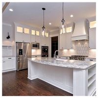 Meubles de cuisine modernes Prima, écologiques, en MDF imperméable, avec tiroirs à fermeture douce pour la maison, la villa, la cuisine
