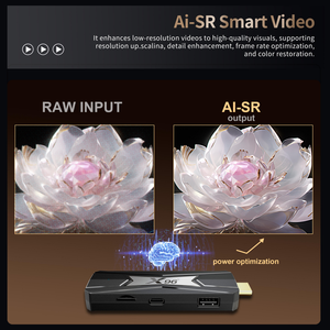 Performances exceptionnelles, haute qualité, nouveau dongle vidéo intelligent AV1 AI-SR, chipset S905X5M, lecteur multimédia, clé <span class=keywords><strong>TV</strong></span> 4K - Product Image 3