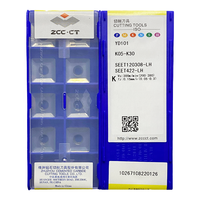Plaquettes en carbure ZCC SEET12 SEET120308-LH, lame en carbure indexable, plaquettes en carbure, outil de tournage CNC, outils de coupe pour tour