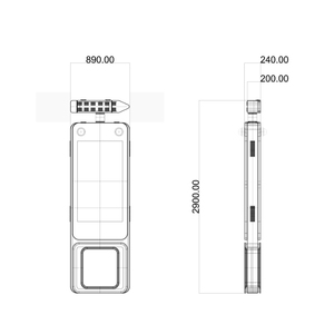 Señalización Inteligente OEM de Alto Brillo, 55 Pulgadas, Flecha Direccional, <span class=keywords><strong>Cartel</strong></span> Digital de Orientación para Exteriores, Legible, SDK para Metro - Product Image 5