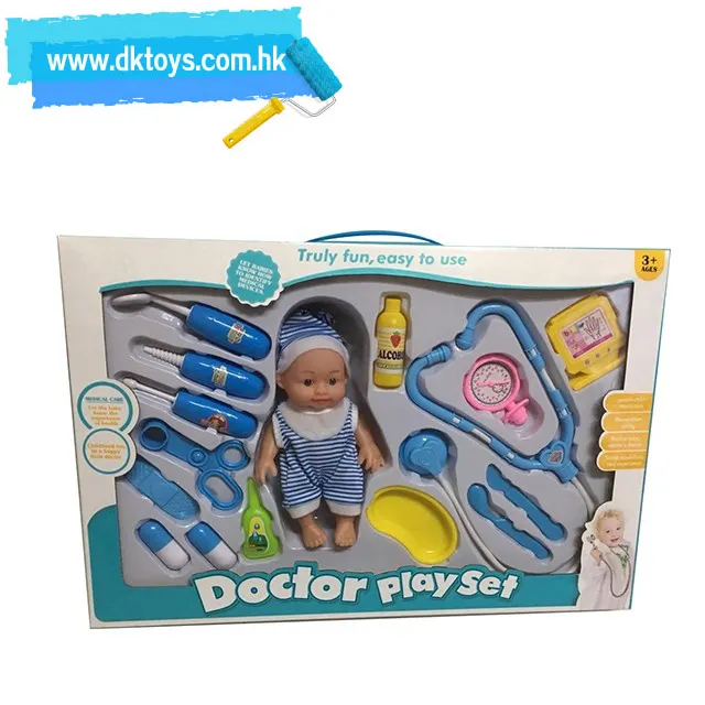 Plastic Medical tools playing doctor set toys for kids