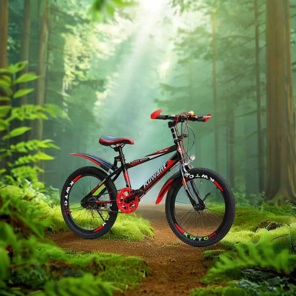 Nouveau vélo de montagne pour enfants 18/20/22/24 pouces vélo en acier à haute teneur en carbone à une vitesse et à 7 vitesses pour garçons et filles avec pédales