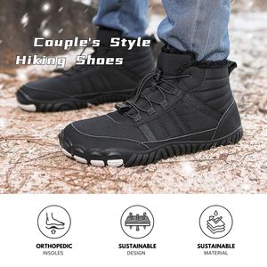 Yoris hiver anti-dérapant course à pied Trekking chaussure randonnée cinq doigts pieds nus bottes de neige pour hommes - Product Image 2
