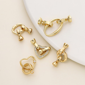 Butterfly Shape Gold Plated <b>Copper</b> Clasp For <b>Bracelet</b> Making DIY Jewelry Accessories - Product Image 4