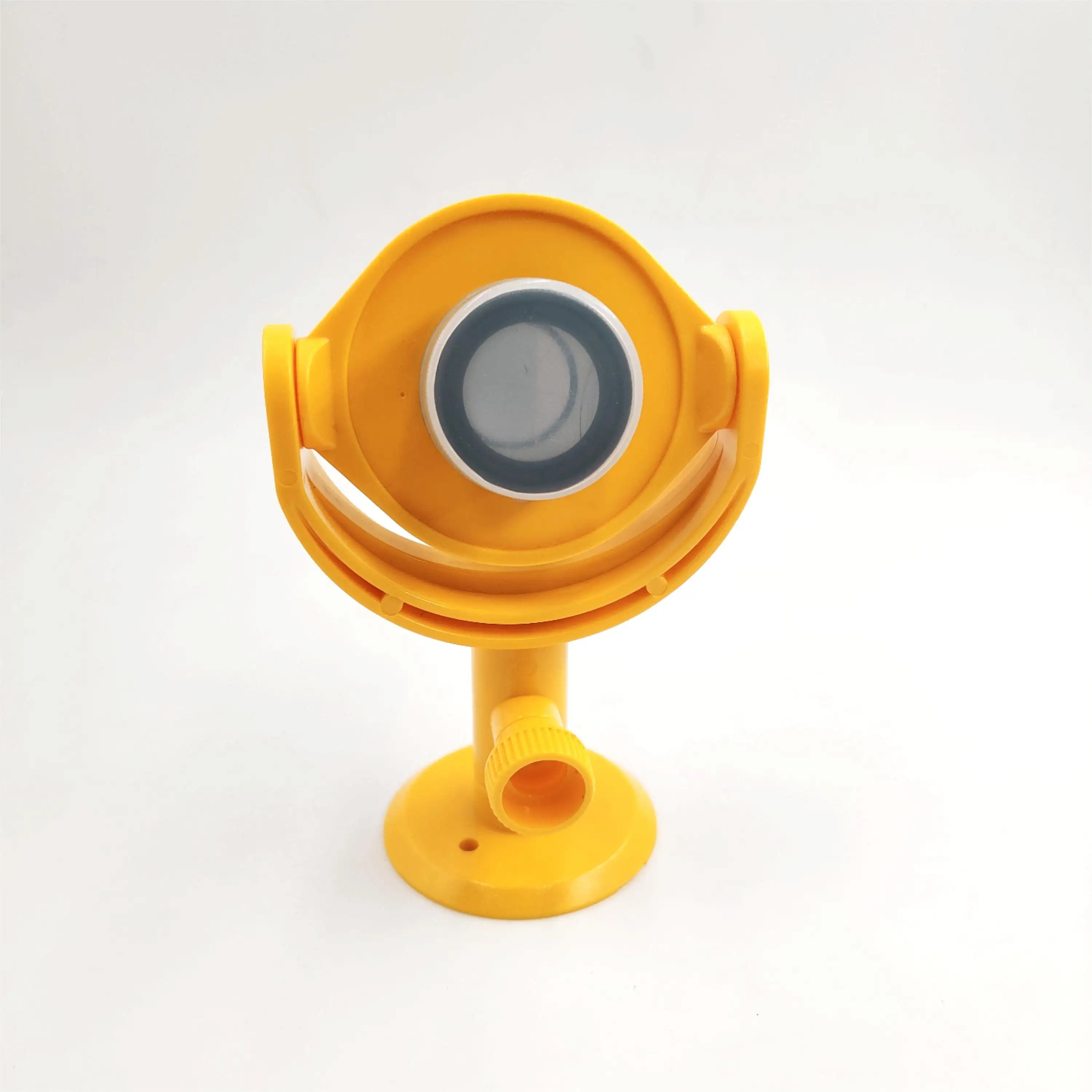 노란색 작은 기울기 25mm 미니 프리즘 호환 미니 측량 프리즘 측량 기기 용
