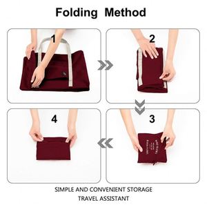 Nouveaux sacs de voyage pliables en nylon unisexes, sacs de grande capacité, sacs à main imperméables pour femmes, sacs de voyage pour hommes, livraison gratuite - Product Image 4
