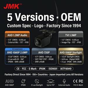 Caméra de recul pour voiture, camion, fourgonnette, autocar, camionnette JMK Japan Optical Lens Starlight 1080P AHD TVI IP69K - Product Image 6