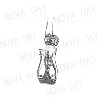 Étagère en acier Glassshelfpricetagholder porte-étiquette de prix pour affichage monté. holder