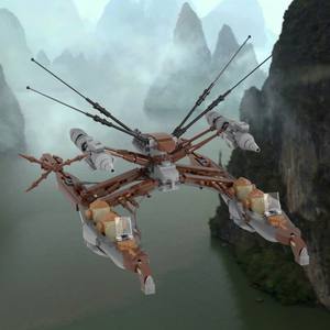 Funbuild <span class=keywords><strong>Star</strong></span> Plan <span class=keywords><strong>Wars</strong></span> personalizado, modelo de catamarán, juego de bloques de construcción, <span class=keywords><strong>rompecabezas</strong></span>, juguetes, juego de bloques - Product Image 5