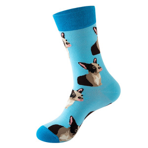 <span class=keywords><strong>Venta</strong></span> caliente animales <span class=keywords><strong>perros</strong></span> hombres calcetines Corgi Teddy Bulldog Schnauzer Cockapoo caniche cachorro Calcetines - Product Image 6