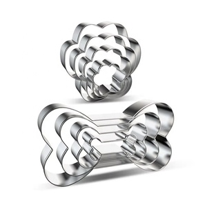 <span class=keywords><strong>Emporte</strong></span>-pièces en acier inoxydable en forme <span class=keywords><strong>de</strong></span> <span class=keywords><strong>patte</strong></span> <span class=keywords><strong>de</strong></span> <span class=keywords><strong>chat</strong></span> <span class=keywords><strong>de</strong></span> dessin animé et d'os <span class=keywords><strong>de</strong></span> chien pour biscuits et pâtisseries - Product Image 5