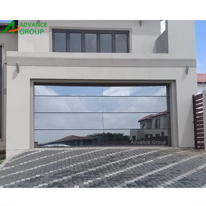 <span class=keywords><strong>Porte</strong></span> de garage en verre réfléchissant en aluminium sans cadre de haute qualité 2022 - Product Image 1