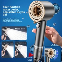Pommeau de Douche Haute Pression Filtrant Effet Pluie en ABS, Pulvérisateur Portable Massant Économe en Eau pour Salle de Bain, Maison, Hôtel, Spa – Accessoires