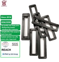 Hebilla de cinta de plástico rectangular de 78 mm de alta resistencia para cinturón, repuesto de seguridad, colores personalizados, ajustable para mochila