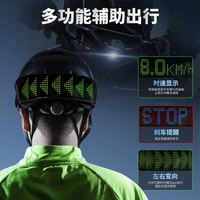 Affichage matriciel LED par application pour décoration de casque Lampe de moto de sécurité Accessoires de moto