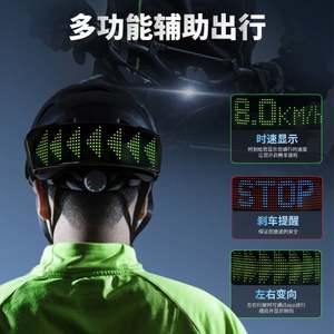App-Operated LED Matrix Display for Helmet Decoration Safety <b>Motorcycle</b> Lamp Motorbike Accessories - Product Image 6