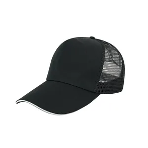หมวกมี cap100 % โพลีเอสเตอร์ตาข่ายโฟมหมวกกีฬาสำหรับผู้ชายหมวกเบสบอลพร้อมโลโก้ที่กำหนดเอง