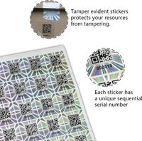 Factory Customised High-quality Scratch-resistant Anti-counterfeiting Label Advanced Hologram Labels High-tech Security Labels
