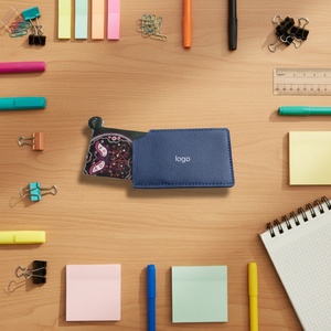 Card Shape <b>Compact</b> <b>Mirror</b> Customized Logo Durable Stainless Steel Pocket Makeup <b>Mirror</b> - Product Image 5