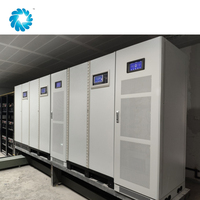 Système de batterie UPS industriel LiFePO4, armoire de batterie lithium haute densité 100Ah 200Ah, BMS 3 niveaux pour la sauvegarde d'alimentation critique