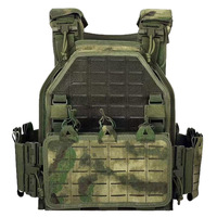 Gilet tactique camouflage à dégagement rapide, ensemble d'entraînement extérieur, équipement de terrain pour passionnés de CS, gilet tactique pour homme