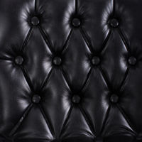 Chaise de bar JOHOOFURNITURE en cuir PU noir capitonnée, réglable en hauteur, vente en gros, banc de bar, hauteur de comptoir de restaurant