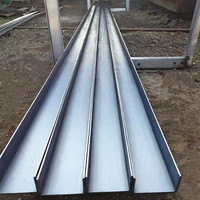 Poutre de canal en acier galvanisé Fournisseur de fer 6M Longueur Barre de canal en acier UPN 200x75mm