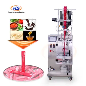 2022 new design round cut small bag cream packing machines automatic packing yogurt machine