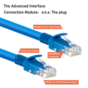 Haje giá cả cạnh tranh dữ liệu cáp trong kho 1m 2M 3M 5m 10m vá dây RJ45 <span class=keywords><strong>Cat5</strong></span> Cat 6 vá cáp cho Viễn Thông - Product Image 2
