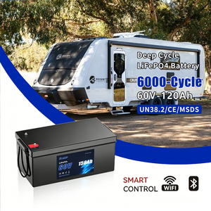 Batería Lifepo4 ADF 60V 150Ah 300AH250ABMS Compatible con Electrodomésticos de Caravanas y Sistemas de Almacenamiento de Energía Solar - Product Image 1