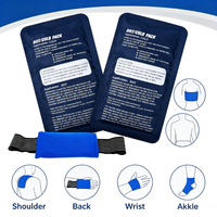 Compresse de gel réutilisable de qualité médicale, chaude et froide, pour la détumescence, le soulagement de la douleur, la rééducation aseptique, fournitures de physiothérapie