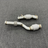 Factory Outlet SS304 knalpot Downpipe dengan katalis knalpot untuk BMW M3 M4 G80 M3 M4 G82 S58 3.0T