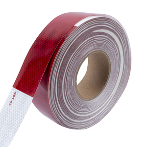 <span class=keywords><strong>Cinta</strong></span> <span class=keywords><strong>Reflectante</strong></span> de Grado Diamante Lianxing, Aprobada por DOT, 2 Pulgadas x 150 Pies, Roja y Blanca, <span class=keywords><strong>para</strong></span> <span class=keywords><strong>Camiones</strong></span> y Remolques - Product Image 3