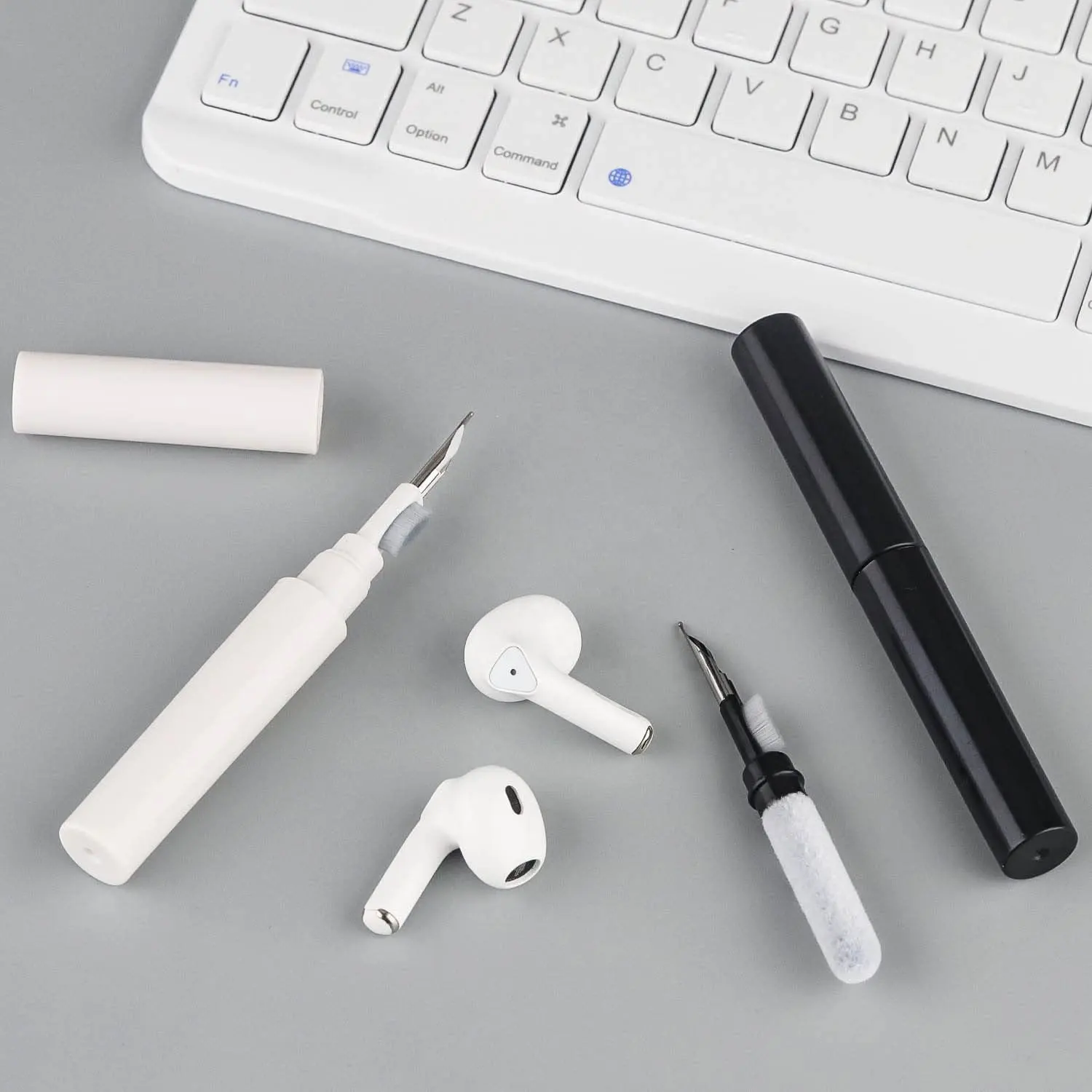 3 In 1 Multifunctionele Draadloze Oordopjes Telefoon Schoonmaak Pen Penseel Oortelefoon Reinigingspen Voor Airpods Reinigingsset