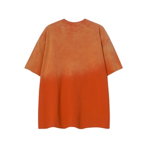 T-shirt Homme Manches Courtes 100% Coton Haute Qualité Printemps-Été Nouveau Style Urbain Rétro Imprimé Étoile et Croix Épineuse Respirant Anti-Boulochage - Product Image 5