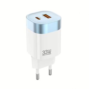 Global Compatibility 33W GaN Type C Portable Charger Fast Charger Quick Charge 3.0 for All Mobile Phone Power Wall <b>Adapter</b> - Product Image 2
