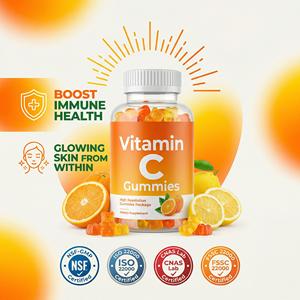 Gomitas de Vitamina C Premium, Empaque Ecológico, Color de Alta Saturación, Estéticas, Suaves y Masticables, Dosis de 1000 mg, para Adultos y Adolescentes - Product Image 2