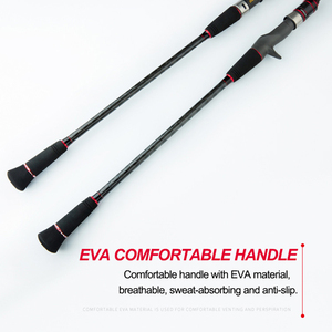 Canne à pêche <span class=keywords><strong>Bassmaster</strong></span> Japan FUJI Parts, en carbone haute résistance, pour jigging lent, pêche en eau salée, lancer, pesca, jig rod, spinning. - Product Image 6