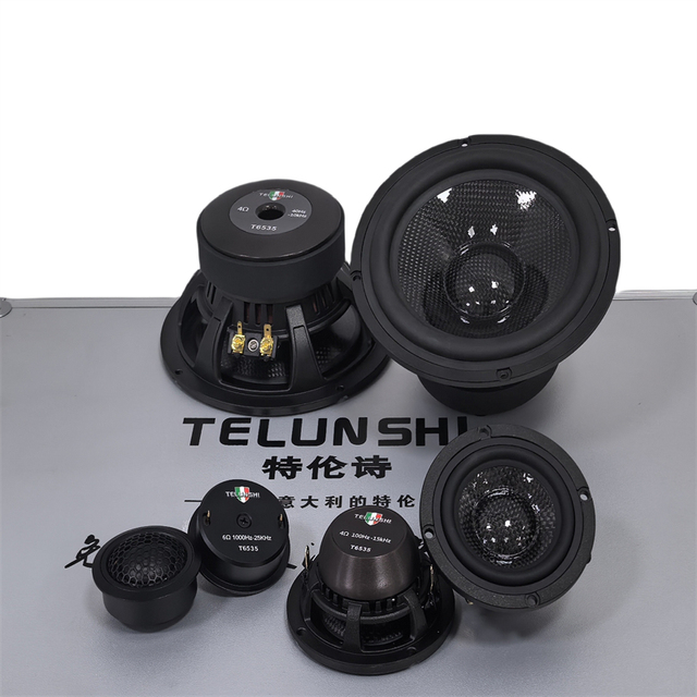 Wholesale Price Full Range Car Door Speakers 3-Way Components RMS 50W Iron Loudspeaker Woofer Mid Audio Sound Car Tweeters