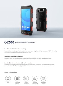 Portable 860-960 MHz ISO 18000 C RFID <strong>Reader</strong> C6200 Android Mobile Computer <strong>PDA</strong> - Product Image 6