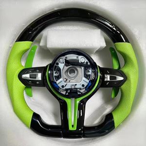 Volante Deportivo M con Pantalla LED de Fibra de Carbono Forjada para <span class=keywords><strong>BMW</strong></span> F10 F20 F30 F45 M2 M3 M4 M5 M6 F40 F52 E89 E90 <span class=keywords><strong>E7</strong></span> E72 X3 - Product Image 4