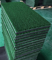 Tapis de frappe de golf Pro 4-en-1 Premium 5x4ft épaissi 4 Inserts interchangeables pour la pratique de la conduite Chipping Aide à la formation Premium