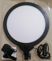 Lumière de clé plein écran pour le streaming, éclairage d'enregistrement vidéo LED avec support et support de téléphone, kit d'anneau lumineux professionnel