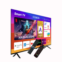 Téléviseur LED intelligent Android 85 pouces personnalisable OEM, télévision 4K avec écran normal de 32, 50, 55, 60, 65, 75 pouces