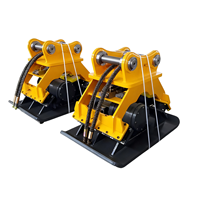 Compacteur Vibratoire Hydraulique pour Excavatrices de 1 à 50 Tonnes – Garantie du Noyau du Réservoir sous Pression – Fondations de Jardin et Tuyauteries