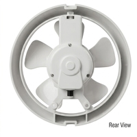 Ventilador de Extracción Circular para Ventana de Vidrio con Motor Silencioso de Aluminio y Diseño de Bajo Ruido