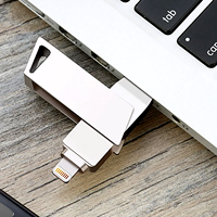 Clé USB Lightning OTG 2 en 1 USB 3.0, 8 Go 16 Go 32 Go 64 Go 128 Go 256 Go 512 Go, pour iPhone et iPad